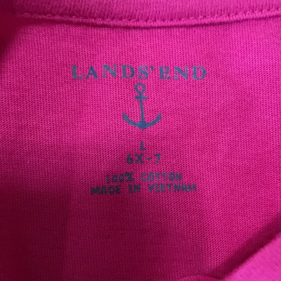 LandsEnd drop waist, long sleeved dress, size 6x-7 - Picture 3 of 3